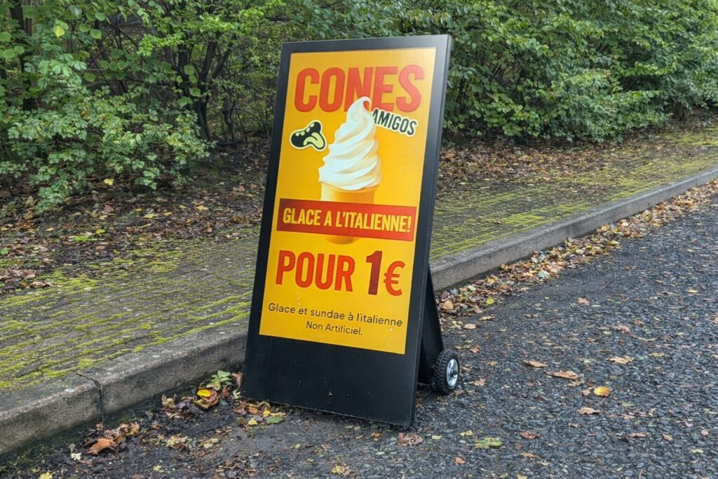 Cones Amigos — glace à 1 €